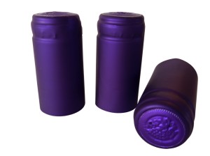 Kapturki fioletowe  31x65 mm - 100 szt.