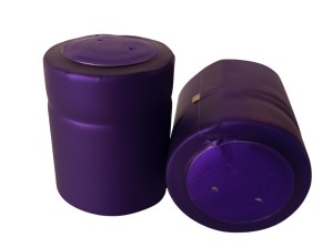 Kapturki term. 32x40 mm - fioletowe -100 szt.