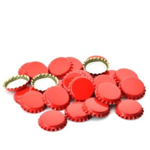 Kapsle do piwa 1 szt - czerwone