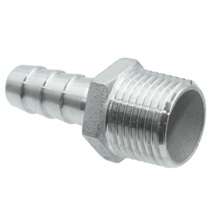 Nypel nierdz. z 1" GZ na 1" wąż