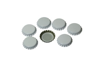 Kapsle do piwa 1 szt - białe