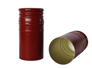 Karton zakrętek 30x60 mm - bordowa - 1500 szt.