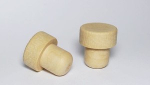 Korek typu grzybek 19,5 mm - syntetyczny (imitacja drewna) - 100 szt.