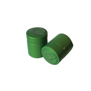 Kapturki term. 32x40 mm - zielone - 1000 szt. 