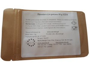Pirosiarczyn potasu - 10g