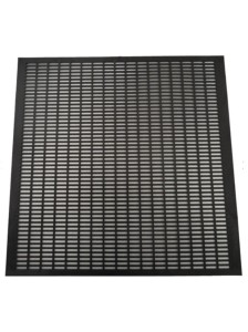 Krata plastikowa WL gruba pozioma (42x42) - CZARNA