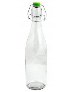 Butelka Clear okrągła 500 ml z zamknięciem hermetycznym