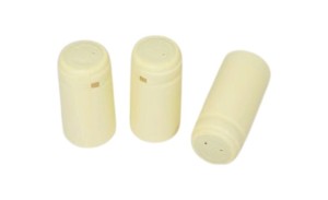 Kapturki kremowe 31x65 mm - 1 szt